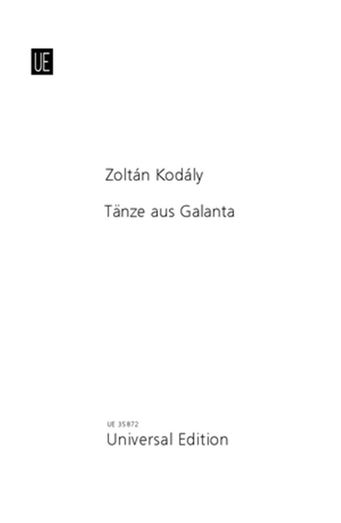 Tänze Aus Galánta